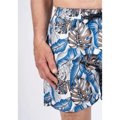 Online Pre end Herre Cancun Badeshorts Stjerne Blå Blå