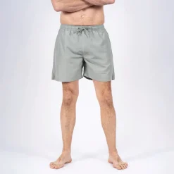 New Pre end Herre Cancun Ensfarvede Badeshorts Lys Army