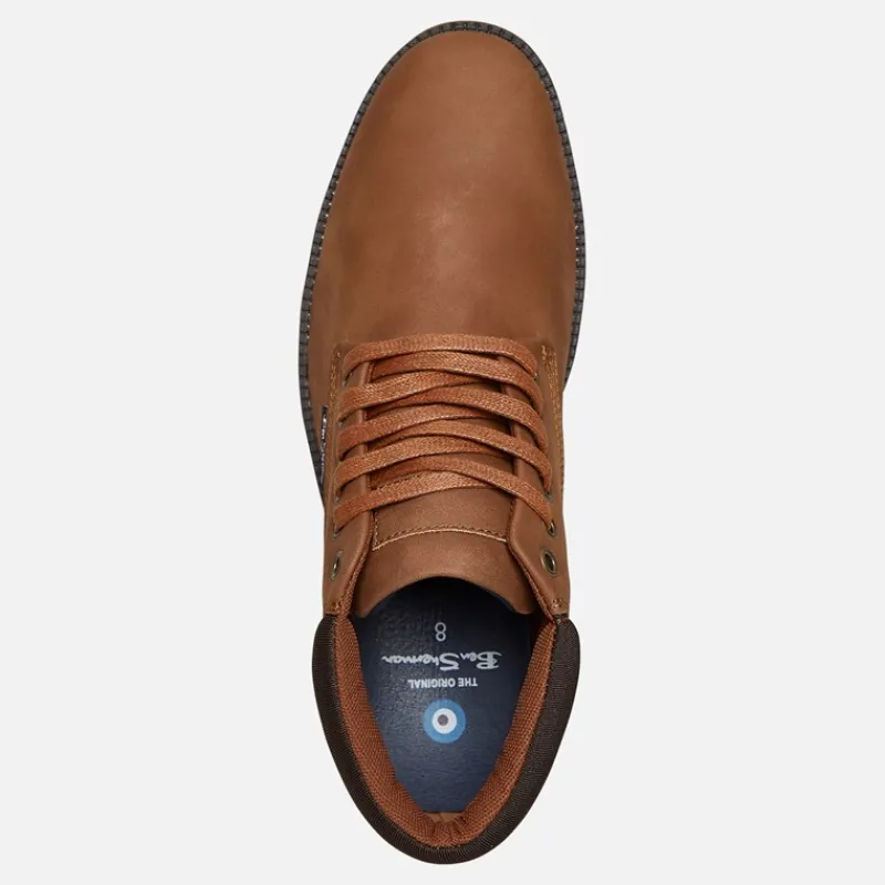 Outlet Ben Sherman Herre Carlton Chukka Støvler Tan / Brun Lysebrun