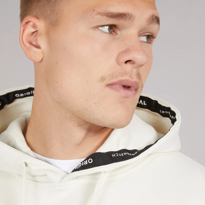 Crosshatch Herre Carrimoore Hættetrøje Off White