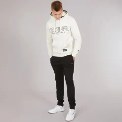Crosshatch Herre Carrimoore Hættetrøje Off White