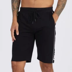 Best DKNY Herre Cavaliers Shorts af jerseystof Sort