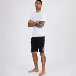 Best DKNY Herre Cavaliers Shorts af jerseystof Sort