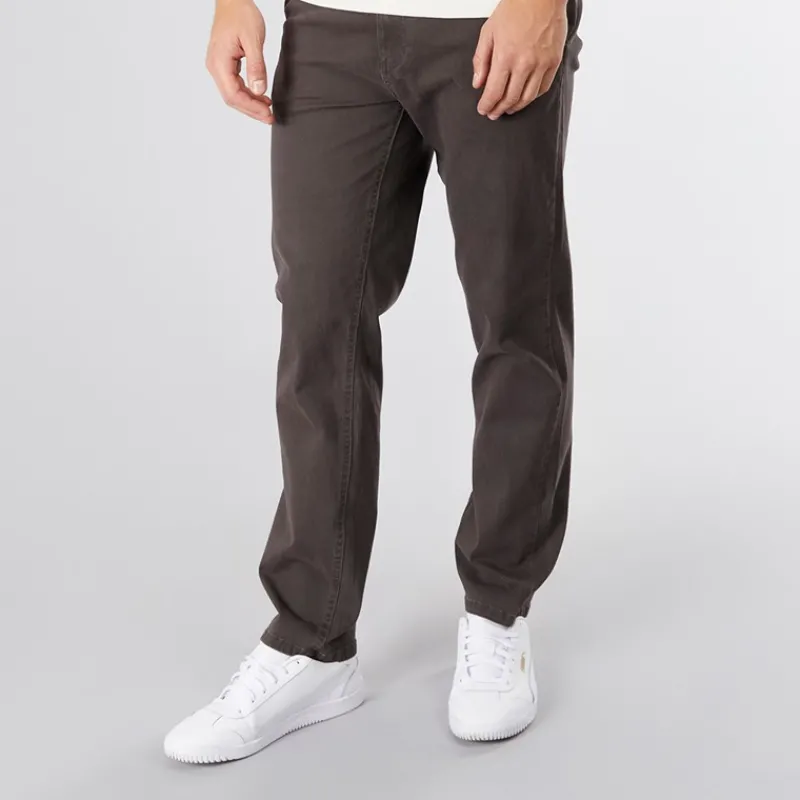 Crosshatch Herre Chalford Baggy Chinos Anthracite Mørkegrå