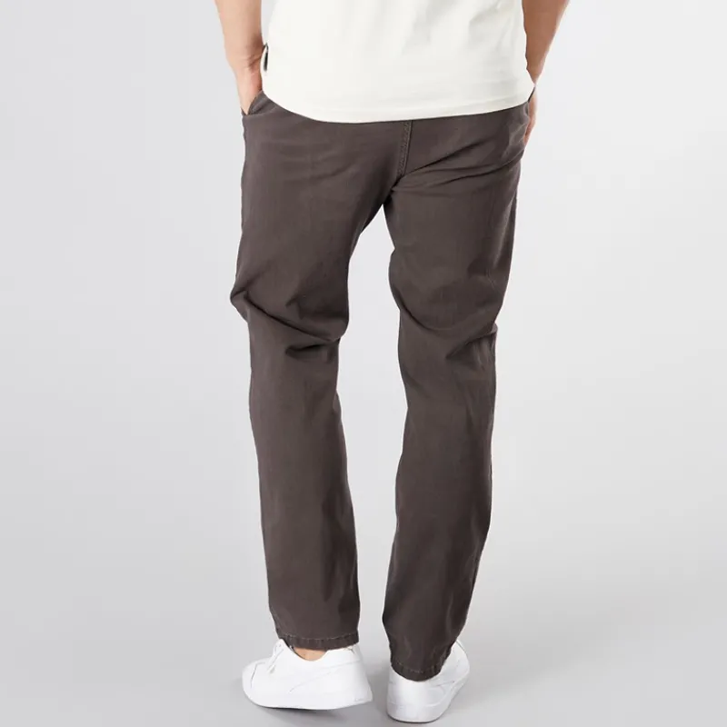 Crosshatch Herre Chalford Baggy Chinos Anthracite Mørkegrå