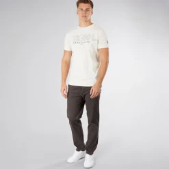 Crosshatch Herre Chalford Baggy Chinos Anthracite Mørkegrå
