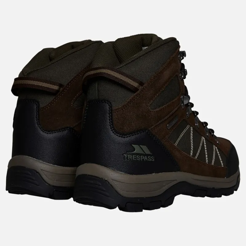 New Trespass Herre Chavez Mid Waterproof Vandrestøvler Brun