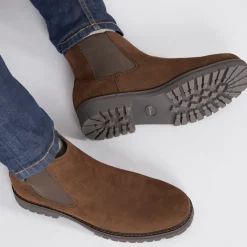 Outlet Ben Sherman Herre Chelsea Støvler IMI Ruskind Brun