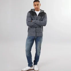 Hot Solid Herre Chord Joy Powerflex Jeans Med Lige Ben Blå