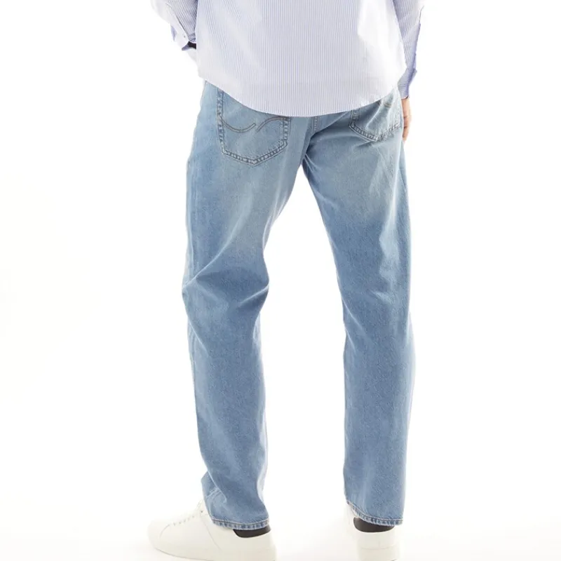 Best JACK & JONES Herre Chris SQ 957 Relaxed Fit Jeans Blå Denim