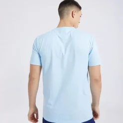 Hot Ellesse Herre Cleffios Logo T-Shirt Lyseblå Blå