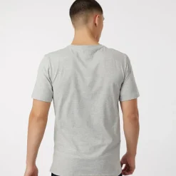 Discount Ellesse Herre Cleffios Logo T-shirt Grå Melange Grå Mergel