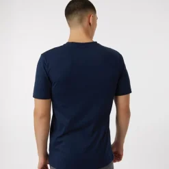 Outlet Ellesse Herre Cleffios Logo T-shirt Blå Marineblå