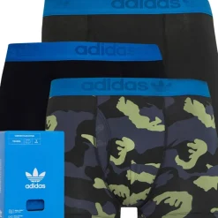 adidas Originals Herre Comfort Flex Cotton Printed Boxer shorts Sort