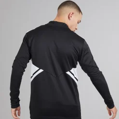 Outlet adidas Herre Condivo 22 1/​4 lynlås træningstop Sort/​Hvid