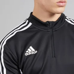 Outlet adidas Herre Condivo 22 1/​4 lynlås træningstop Sort/​Hvid