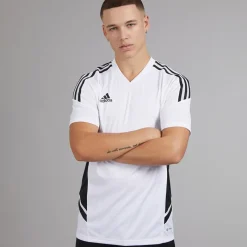 New adidas Herre Condivo 22 T-shirt Hvid/Sort