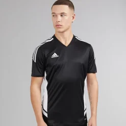 Clearance adidas Herre Condivo 22 T-shirt Sort/Hvid
