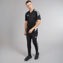 Clearance adidas Herre Condivo 22 T-shirt Sort/​Hvid