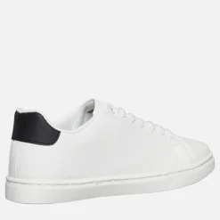 French Connection Herre Contrast Heel Tennis Sneakers Hvid