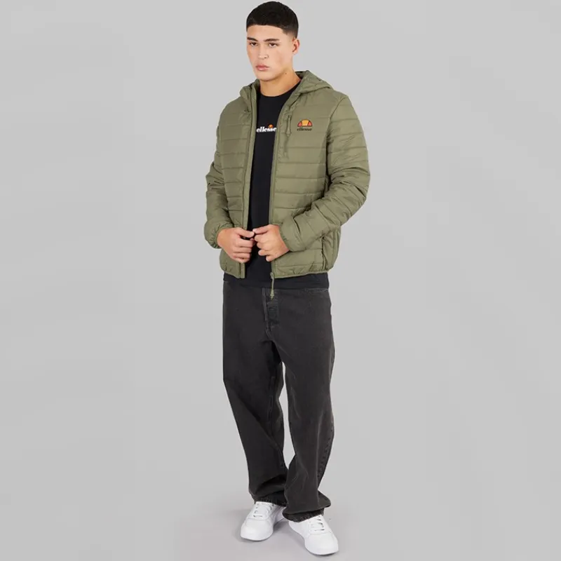 Outlet Ellesse Herre Corricella Vatteret Jakke Khaki kakigrøn