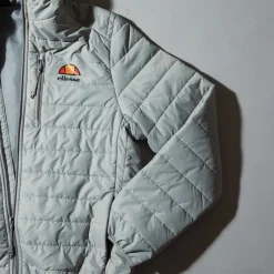 Clearance Ellesse Herre Corricella Vatteret Jakke Lysegrå Grå