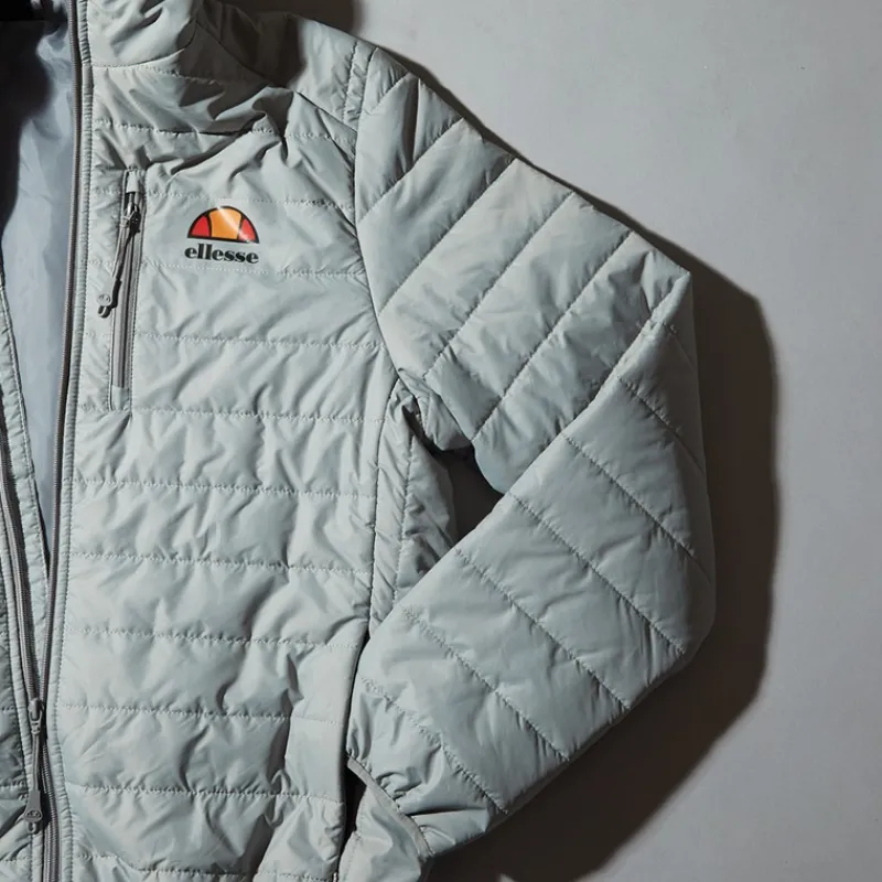 Clearance Ellesse Herre Corricella Vatteret Jakke Lysegrå Grå