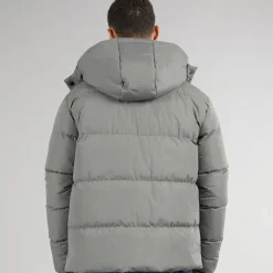 Clearance Avant Garde Herre Cottian Puffer Jakke Koksgrå Grå