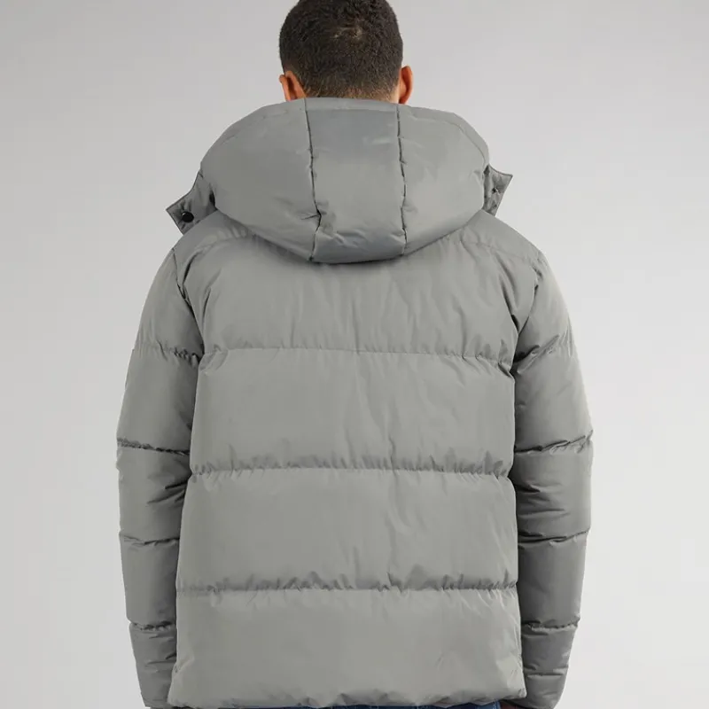 Clearance Avant Garde Herre Cottian Puffer Jakke Koksgrå Grå