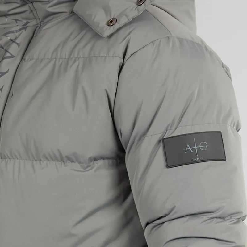 Clearance Avant Garde Herre Cottian Puffer Jakke Koksgrå Grå