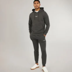 Outlet JACK & JONES Herre Cover Script Tracksuit Asphalt Grå