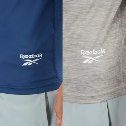 Discount Reebok Herre Craig Performance To Pak T Shirts Batik Blå/Grå Marl