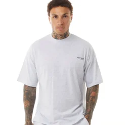 Avant Garde Herre Creative T-shirt Lys Grå Melange Lysegrå Mergel