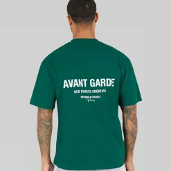 Best Avant Garde Herre Creative T-Shirt Smaragd Grøn