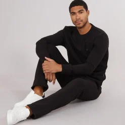 Clearance French Connection Herre Crew Træningsdragt Sort