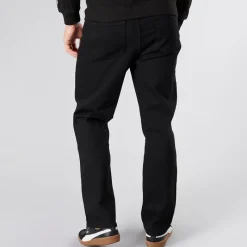 Hot Crosshatch Herre Dalesman Relaxed Fit Jeans Vask Sort