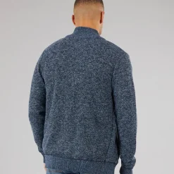 Discount Brave Soul Herre Damir Trøjer Blå Marineblå Mergel