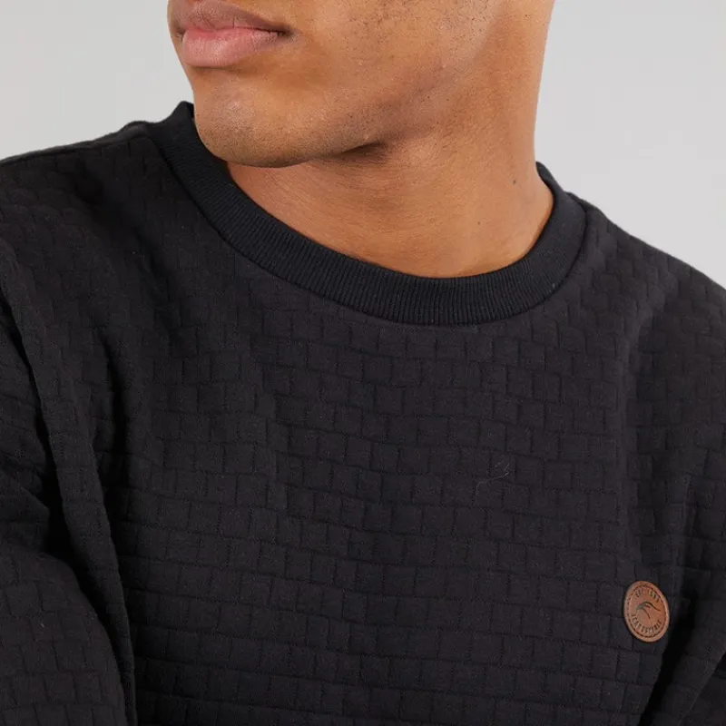 Sale Indicode Herre Dash Sweatshirt Sort