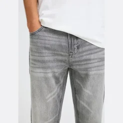Hot Solid Herre Denim Jeans Grå Denim Grå
