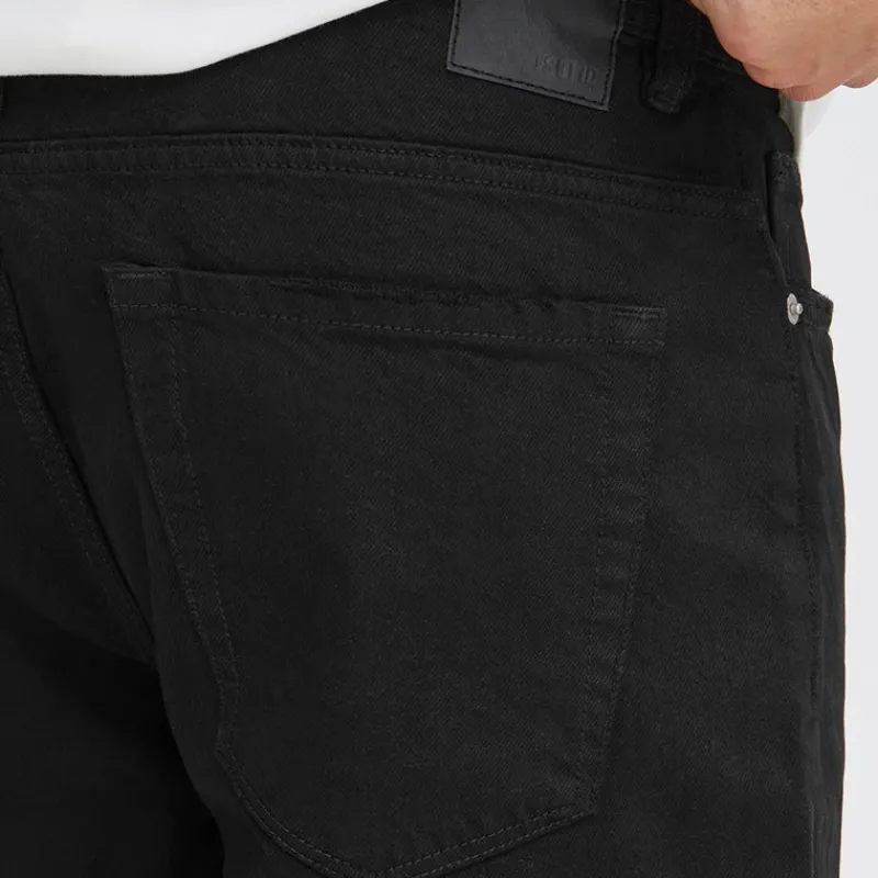 Hot Solid Herre denim jeans denim Sort