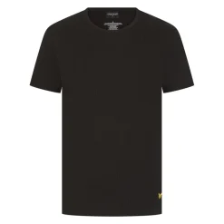 Best Lyle And Scott Vintage Herre Deveron T Shirt Og Loungewear Bukser Sæt Sort/​Grey Marl