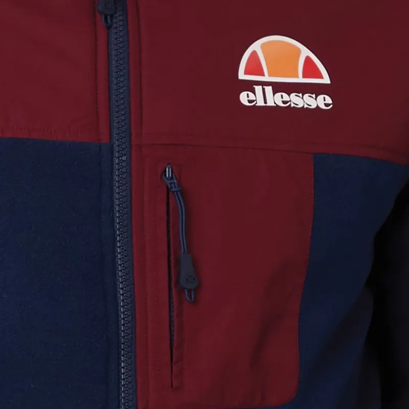 Ellesse Herre Drago Fleecejakke med hætte Blå Marineblå