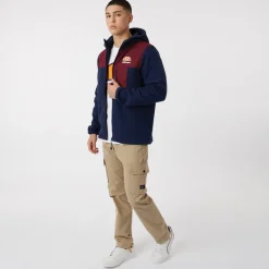 Ellesse Herre Drago Fleecejakke med hætte Blå Marineblå