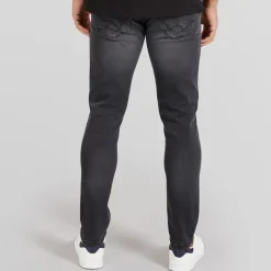 Best Duck and Cover Herre Maylead Slim Jeans Sort