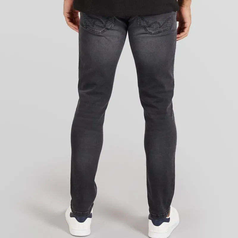 Best Duck and Cover Herre Maylead Slim Jeans Sort