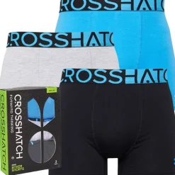 Outlet Crosshatch Herre Dumas Boxer shorts Sort