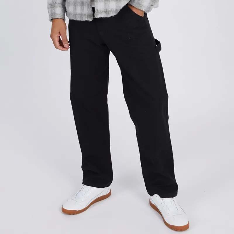New JACK & JONES Herre Eddie Carpenter Cargobukser Sort