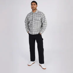 New JACK & JONES Herre Eddie Carpenter Cargobukser Sort