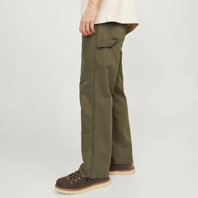 Online JACK & JONES Herre Eddie Carpenter Cargobukser Grøn Olivengrøn