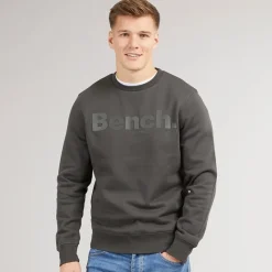 New Bench Herre Elado Sweatshirt Mørkegrå